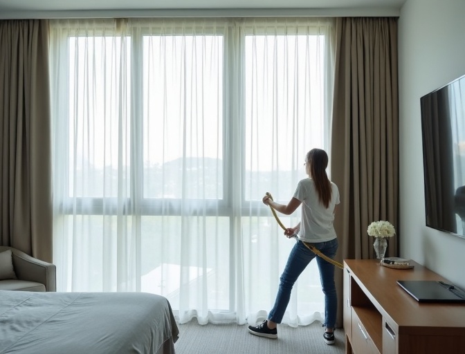 Teneriffe Sheer Curtain Cleaning